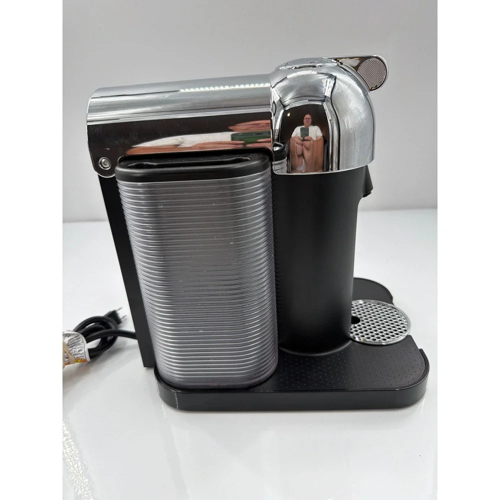Nespresso Vertuo Evoluo Coffee Espresso Machine Breville Chrome Black BNV220CRO - Picture 7 of 8